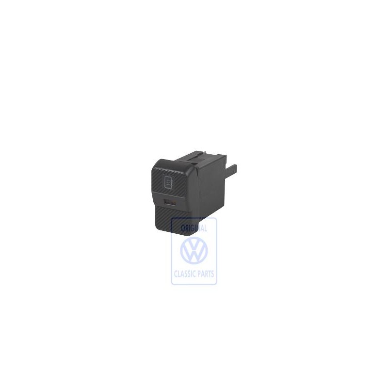 VW Originale Interruttore Per Lunotto Termico Nero Satinato - 357959621 01C