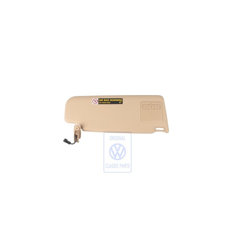 VW Originale Aletta Parasole Con Specchio, Copertura - 3B0857551AP3B4