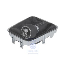 VW Originale Pomello Leva Cambio Con Cuffia Per Leva Cuoio - 5M0711113AAIPL