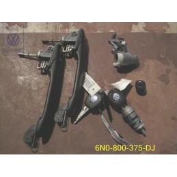 VW Originale 6 Set Cilindr. Serratura Per Maniglia Porta - 6N0800375DJ