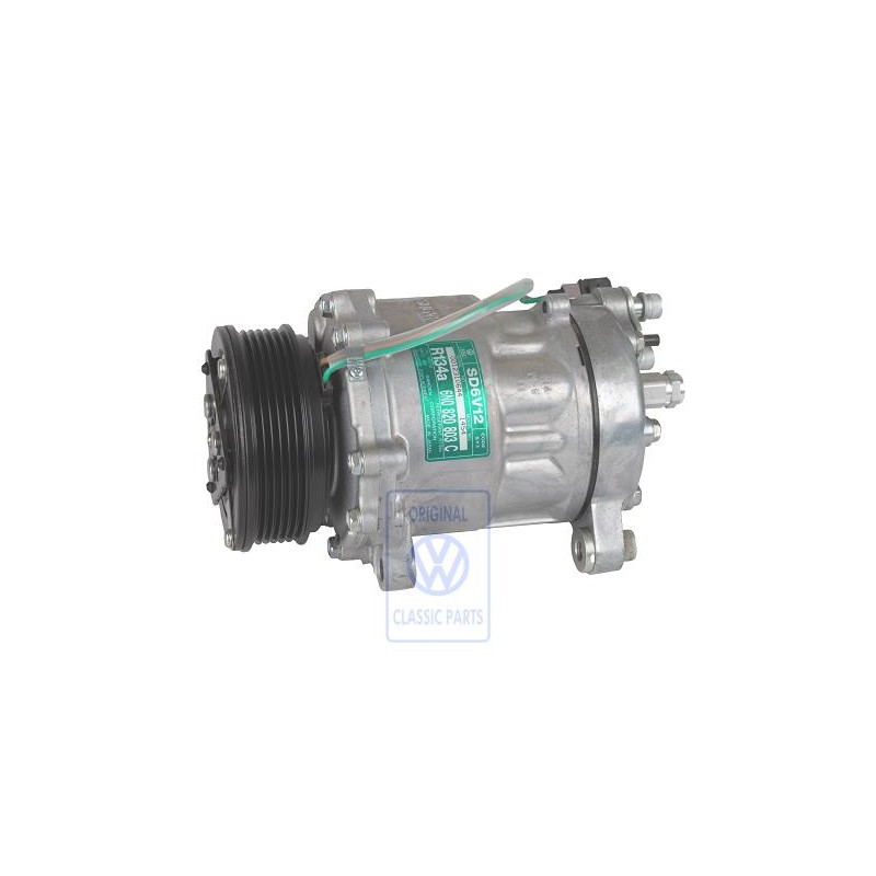 VW Originale Compressore Climatizzatore Con Giunto Elettromagnetico - 6N0820803C