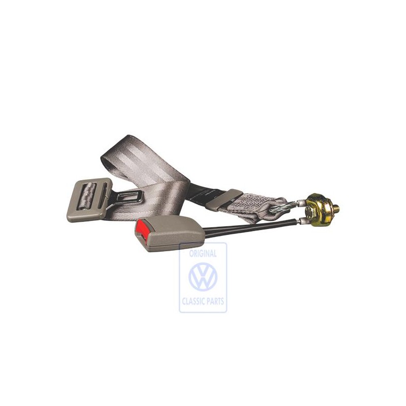 VW Originale Cintura Addominale E Fibbia Grigio Flanella - 6N0857487 HCQ