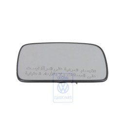 VW Originale Vetro Dello Specchio Con Vesso Con Piastra - 6N1857522B