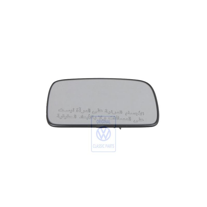 VW Originale Vetro Dello Specchio Con Vesso Con Piastra - 6N1857522B
