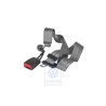 VW Originale Cintura Addominale E Fibbia Grigio Flanella - 6X0857487B E66
