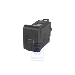 VW Originale Interruttore Per Lunotto Termico Nero Satinato - 6X0959621A 01C