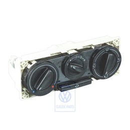 VW Originale Comando Termoventilazione Nero Satinato - 7D1819045N 01C
