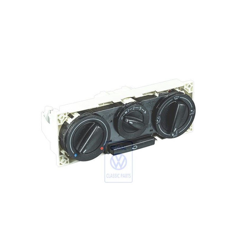 VW Originale Comando Termoventilazione Nero Satinato - 7D1819045N 01C