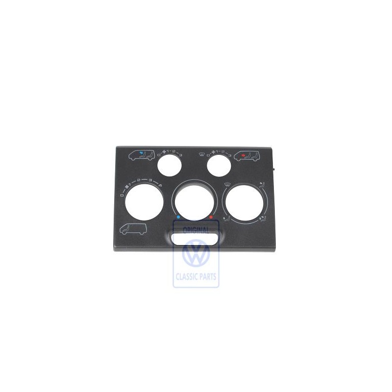 VW Originale Maschera Per Comando Termoventilazione - 7D1819075C 01C