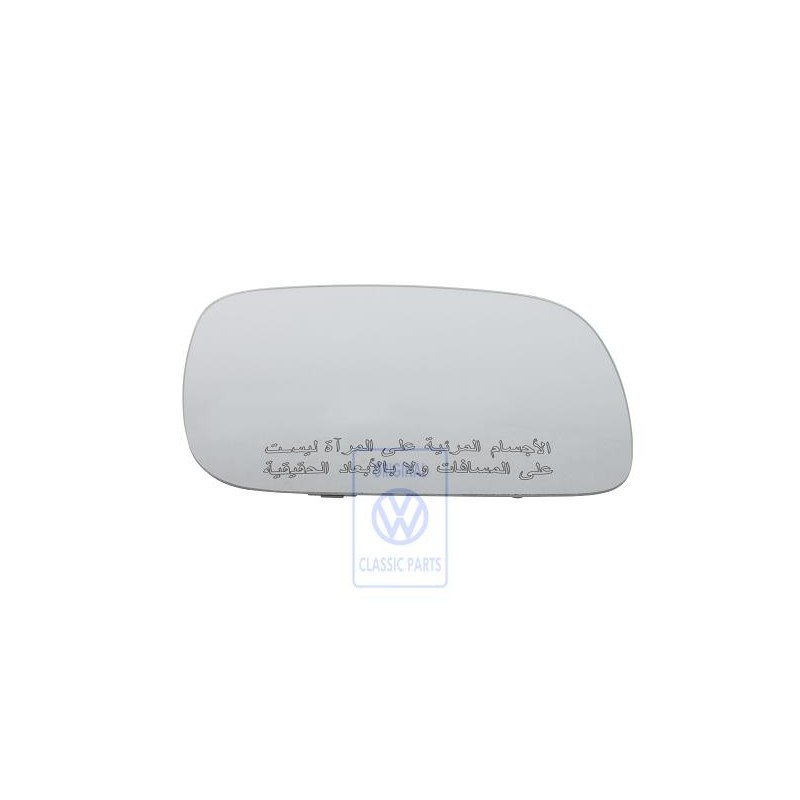 VW Originale Vetro Dello Specchio Con Vesso Con Piastra - 7L6857522B