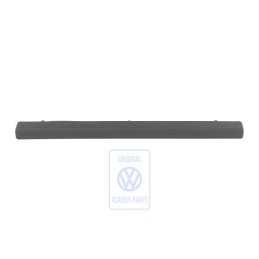 VW Originale Copertura Per Luce Targa Nero Satinato - 701827577A 01C