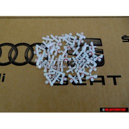 50x VW Originale Graffa Per Modanatura - 155853585