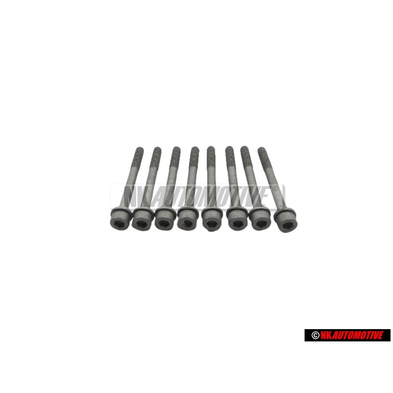 8x VW Originale Vite Cilindr. Con Testa A Brugola Interna Str. 