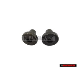 2x VW Originale Dado A Collare Con Testa A Cava Polig. 