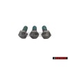 3x VW Originale Vite A Testa Esagonale, Autobloccante - N 01024041