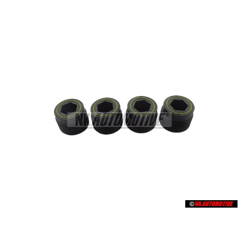 4x VW Originale Inserto Per Iniettore - 037133555A