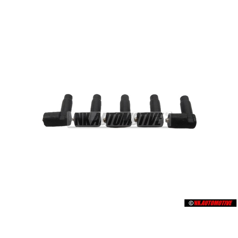 5x VW Originale Attacco Antidisturbo Per Cavi Accensione - 036035281A