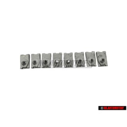 8x VW Originale Dado A Scatto - N 90550701
