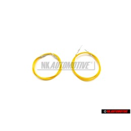 2x VW Originale 1 Set Di Cavi Singoli Con 2 Contatti Cad. 