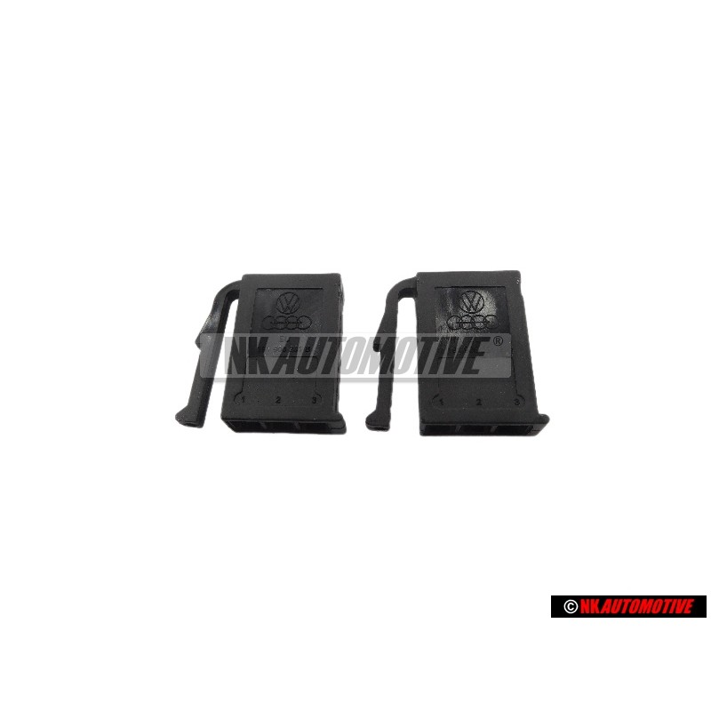 2x VW Originale Scatola Contatti Piatti - 191906231B