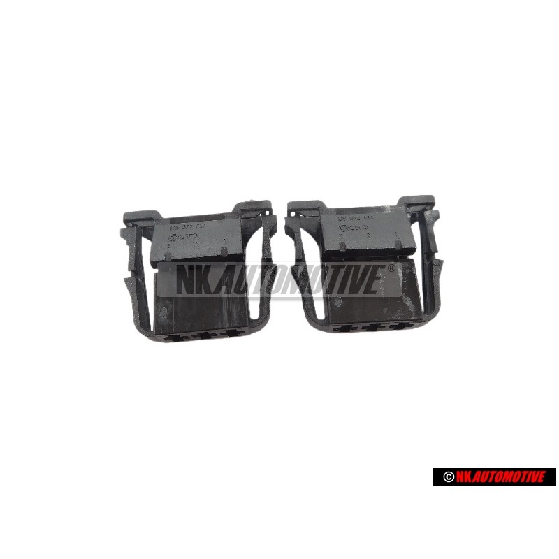 2x VW Originale Scatola Contatti Piatti - 1J0972924