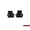 2x VW Originale Scatola Contatti Piatti Con Guarnizione - 357951772