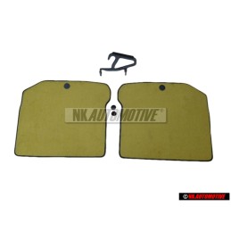 VW Originale 1 Set Tappetini (Tessuto) Giallo - 1J0061226EAGRG