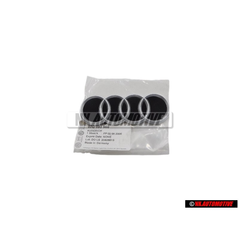 Audi Originale Anelli Coperchio Motore Logo Emblema Simbolo - 07C103960
