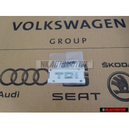 VW Originale TDI Posteriore Logo Emblema Scritta Cromo - 3G8853675 2ZZ