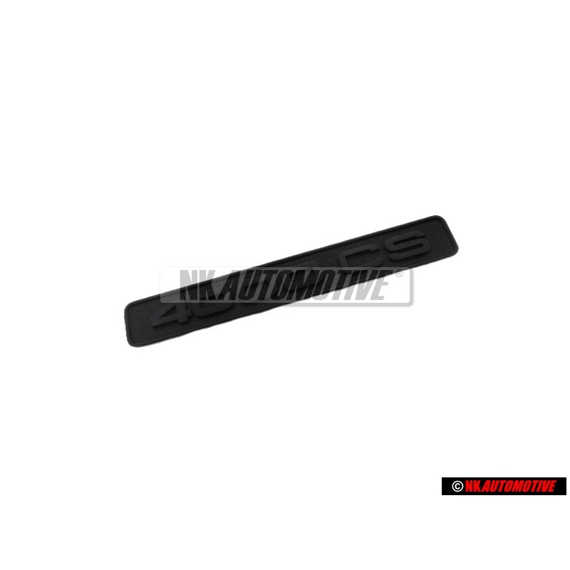 Audi Originale 4000 CS Cruscotto Logo Emblema Scritta Nero - 811853681A