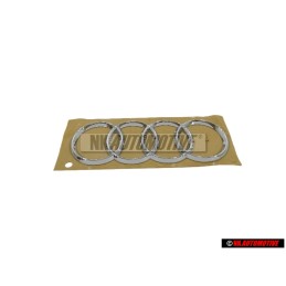 Audi Originale Anelli Posteriore Logo Emblema Simbolo Cromo - 8T0853742 2ZZ