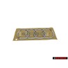 Audi Originale Anelli Posteriore Logo Emblema Simbolo Cromo - 8T0853742 2ZZ