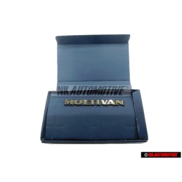 VW Originale MULTIVAN 40th Posteriore Logo Emblema Scritta - 253853689F GLD