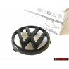 VW Originale Fronte Logo Emblema Simbolo Nero - 325853601 HE1