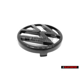 VW Originale Fronte Logo Emblema Simbolo Nero - 325853601 HE1