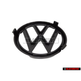 VW Originale Fronte Logo Emblema Simbolo Nero - 325853601 HE1