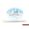 VW Originale Posteriore Logo Emblema Simbolo Blu Bianco - 1C0853630L 39A