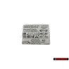 VW Originale Etichetta Per Pressione Pneumatici - 1T0010635P