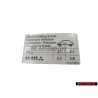 VW Originale Etichetta Per Pressione Pneumatici - 3C0010455K
