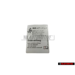 VW Originale Targhetta Di Avvertenza - 6X0010299A