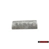 VW Originale Etichetta Per Pressione Pneumatici - 7L6010342D