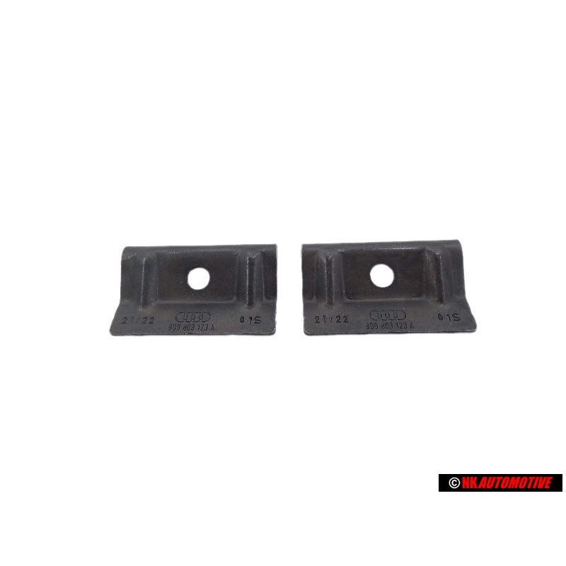 2x VW Originale Lista Fissaggio Per Batteria - 8D0803123A