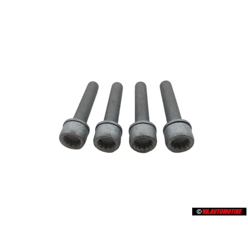 4x VW Originale Vite Cilindr. Con Testa Poli- Gonale Interna - N 91006802