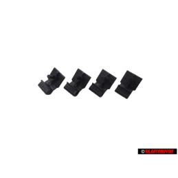 4x VW Originale Supporto Nero Satinato - 3A0867301 01C