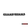 2x VW Originale GTI Lato Logo Emblema Simbolo Cromo - 1H6853714C Z10