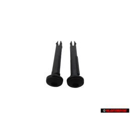 2x VW Originale Guida Per Poggiatesta, Registrabile Nero - 811881939 01C