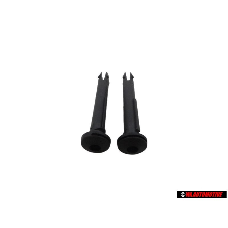 2x VW Originale Guida Per Poggiatesta, Registrabile Nero - 811881939 01C