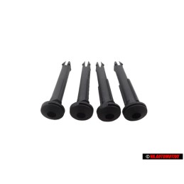 4x VW Originale Guida Per Poggiatesta, Registrabile Nero - 811881939 01C