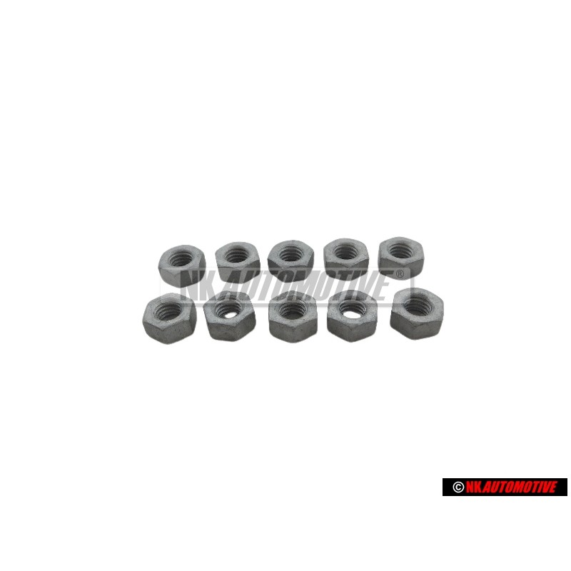 10x VW Originale Dado Esagonale - N 01100636