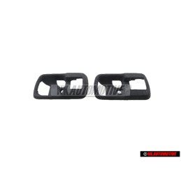 2x VW Originale Cornice Per Comando Interno Nero Satinato - 171837235 01C